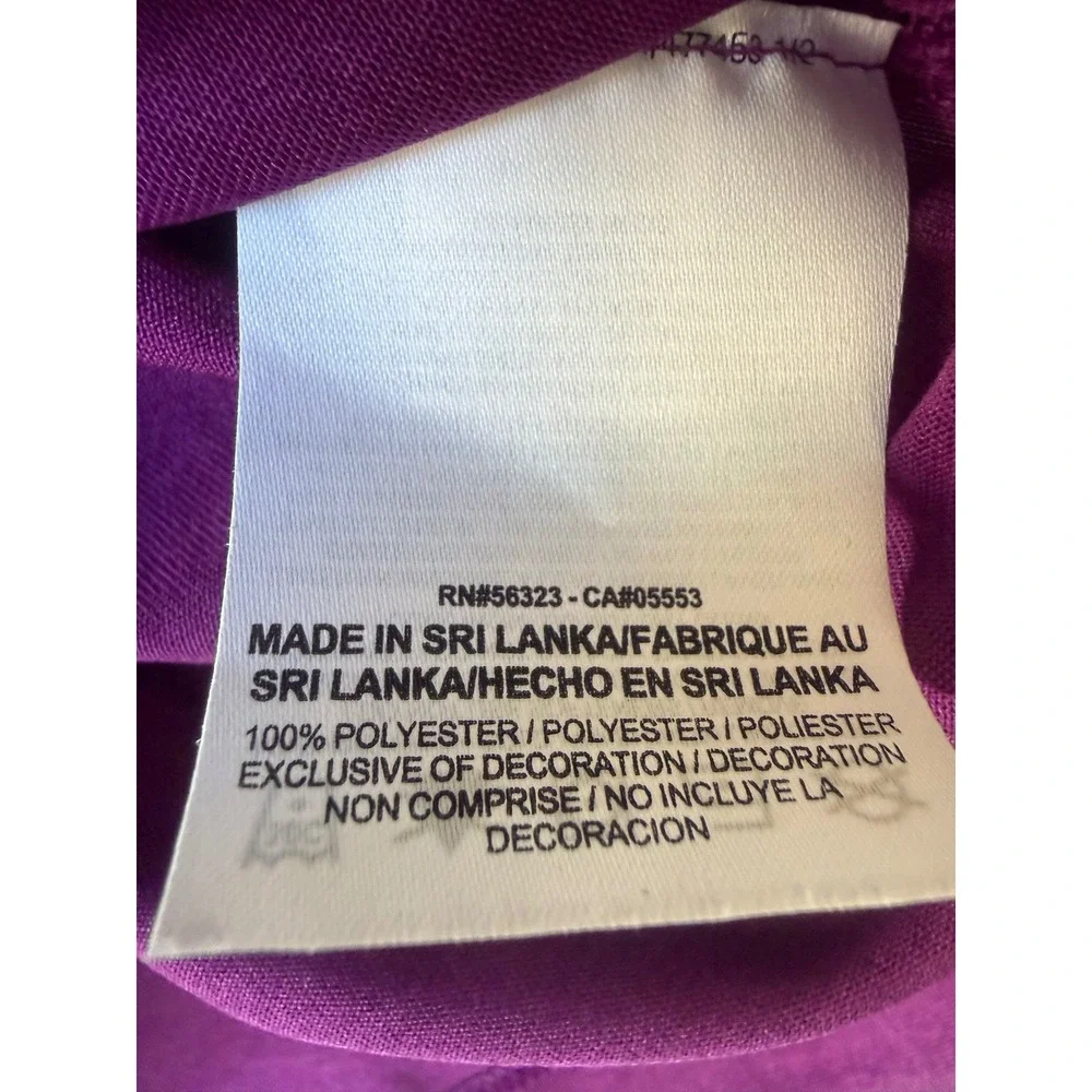 Nike Dri-FIT Womens Racerback Training Tank Top Purple Small Workout Gym Shirt
